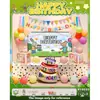 Escena de cumpleaños de un año fondo diseño atmósfera bebé niños niños y niñas ritual de cumpleaños decoración con globos