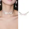 Fãs de Bolinhas Amam o Estilo Miu! Colar Feminino Único de Laço Rosa em Cetim, Corrente Longa de Suéter Dupla Camada
