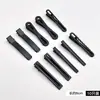 Grampo de Cabelo Elegante com Franja Lateral Preta para Mulheres, Presilha BB, Simples, Ferramenta para Organizar o Cabelo, Acessório de Cabelo