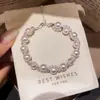 Pulseira de Pérolas Irregular Ajustável Estilo Francês, Design de Nicho, Pulseira Versátil, Luxo Leve, Sensação de Alto Padrão, Joias para Atacado