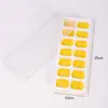 Molde de Hielo Cuadrado de Silicona de 14 Cavidades Grado Alimenticio Bandeja Casera para Cubitos de Hielo Herramienta para Hacer Hielo en Congelador para el Hogar