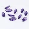 Suministro de fábrica de gemas de vidrio en forma de marquesa al por mayor: vidrio blanco, vidrio verde, vidrio azul, vidrio rosa, gemas artificiales en forma de marquesa, piedras sueltas