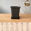 Vasos Quadrados de Plástico para Suculentas, Vasos de Flores Foscos Espessados, Vasos Extra Espessos com Controle de Raízes para Haworthia, Sansevieria e Outras Plantas