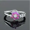 Desejo anel de flor de diamante em liquidação moda europeia e americana anel de opala em liquidação fábrica de joias criativas atacado