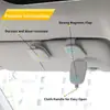 Soporte para Gafas de Sol de Coche Clip para Parasol Estuche de Cuero para Gafas Montaje Estilo para Coche Clip para Tarjetas de Boletos Accesorios Interiores