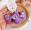 Estilo Coreano Lindo Princesa Floral Tela Lazo Liga para el Cabello Niños Fresco Cuerda para el Cabello Niña Correa para el Cabello