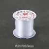 Linha de Pesca Transparente Feita à Mão Material para Miçangas Linha de Pesca de Cristal Linha de Pesca Não Elástica Pulseira DIY Colar Acessórios de Joias
