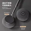 Cepillo para Ollas de Acero Inoxidable con Mango Largo, Bola de Lana de Acero Específica para Cocina para Lavar Ollas, Cepillo Limpiador para Lavar Platos, Herramienta Mágica para Limpiar Ollas