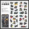 Serie de Gatos Suaves y Lindos Pegatinas Impermeables Transparentes para Mascotas para Niñas, Decoración de Diario DIY, Pegatinas de Mascotas Lindas al por Mayor