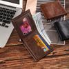 Cartera de Monedas Horizontal con Ranuras para Múltiples Tarjetas Personalizada Billetera para Hombre de PU Estilo Coreano Porta Tarjetas Delgado Hecho a Medida