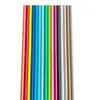 Suministro puntual tubo de papel color puro degradable pajita de papel desechable Fiesta Blanca bebida de jugo pajita pequeña