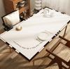 Mantel de cuero minimalista para mesa de comedor, desechable, resistente al aceite, impermeable, aislante del calor, sencillo, de cuero, para mesa de centro, se puede cortar.