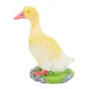 Artesanato em Resina Estátua de Pato Simulação Criativa Enfeites de Animais Fofos Decorações de Jardim Externo Personalizado Atacado