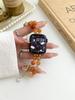 Adecuado para Iwatch9 Apple Watch Pulsera de Metal Se8 Piedra Ágata Natural de Nicho para Mujer Nuevo Estilo Nacional Chinoiserie Verano
