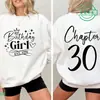 Aniversário 30 Anos Feminino Moletoms Casuais Alta Qualidade Finos Roupas Esportivas Camiseta Menina do Aniversário Est 1996 Moletoms 3