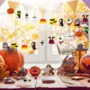 Abóbora Morcego Lápide Pingente de Madeira Etiqueta Decoração Fofa Festa de Halloween Decoração de Lareira