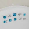 Nuevo Mono Pequeño Mismo Estilo Fondo Puntiagudo Hacha Corazón Colorido Forma Especial K9 Diamante para Uñas Material Paquete Joyería para Uñas Venta al por Mayor