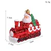 Adornos navideños de plástico, medias navideñas, muletas, colgantes, pequeños adornos para árboles de Navidad.