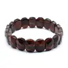 Joyería de Cristal Transfronteriza, Piedra Natural, Pulsera de Amatista de Moda para Mujer, Ojo de Tigre Multicolor con Etiqueta de Mano Facetada