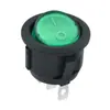 Kcd1 Redondo com Luz, Interruptor em Forma de Navio Certificado de Segurança, Interruptor Basculante Padrão Certificado IEC de 3 Pinos e 2 Velocidades