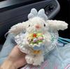 Peluche de Conejo de Orejas Caídas Llavero Colgante Muñeca Pareja de Conejos Decoración de Mochila Regalo de Cumpleaños Máquina de Garra