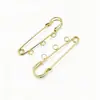 Hierro Electrochapado Retro Pin Joyería Accesorios Broche Metálico Geométrico Hebilla Materiales Hechos a Mano Mayoreo