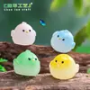 Figuritas de polluelos de alondra grandes, coloridas y creativas transfronterizas, accesorios de decoración DIY para botellas ecológicas, adornos para paisajes en miniatura