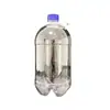 Procesamiento y Personalización de Botellas de Empaque para Líquidos de 2.5L/5L, Botellas Transparentes Portátiles para Empaque, Botellas Desechables de Plástico con Dispensador y Tapas