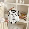 Mameluco de Dibujos Animados Lindo para Bebés Niñas, Nuevo Mameluco de Bloques de Color para Verano, Mono para Bebé con Abertura en la Entrepierna