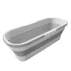 Cubo para Mopa con Ruedas, Cubo Plegable de Plástico para Mopa, Cubeta Rectangular para Almacenamiento de Agua, Cubeta de Agua de Gran Capacidad