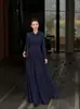 Ropa de mujer transfronteriza al por mayor, diseño de moda de venta caliente, estilo casual, vestido de manga larga adelgazante para la cintura HBZW800328