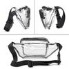 Riñonera deportiva de PVC transparente, impermeable y a prueba de polvo, con logotipo personalizado de fábrica de Amazon, moderna y moderna para gimnasio.
