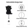 Fuente Spot Nuevo Transfronterizo Brillo Acrílico Creativo Animal Rotación 360 grados Pin de Cocodrilo Carrete Retráctil para Insignia