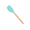 Juego de utensilios de cocina de silicona con mango de madera de 12 piezas Cross-border Green, sartén antiadherente, espátula de silicona resistente a altas temperaturas, utensilios de cocina