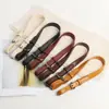 Bolso de Hombro Ajustable de Doble Hebilla de 47~52cm con Correa de Asa Gancho Hebilla Bolso de Tela Hecho a Mano con Accesorios