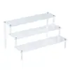Soporte de Exhibición de Escalera Acrílica para Muñecas Pop Mart Caja Sorpresa, Soporte de Exhibición de Escritorio para Figuras, Estante de Almacenamiento Transparente Jazmín