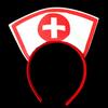 Accesorios para fiesta de Halloween, cosplay, diadema de enfermera pequeña, tocado para baile de graduación, diadema de enfermera