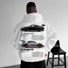 Comércio Exterior 2025 Série de Carros com Estampa Nova Transfronteiriça Moletom com Capuz com Logotipo de Carro Europeu e Americano Venda por Atacado Dropshipping