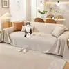Manta Impermeable para Sofá con Diseño de Pata de Gato, Cubierta Completa de una Pieza, Lavable, Antiadherente al Pelo, Estilo Moderno Simple, Completamente Cubierta, Anti-Rascaduras de Gato