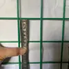 Tela de Arame Galvanizado, Tela Soldada, Tela de Cercamento Revestida de Plástico, Tela Protetora, Tela de Isolamento, Placa de Grade Decorativa para Teto Amarela Revestida de Plástico