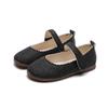 Zapatos de Cuero para Niñas Primavera y Otoño 2024 Estilo Coreano Nuevo Pedido Zapatos de Princesa Zapatos de Velcro para Niños Zapatos de Baile para Actuación