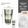 Celebridade da Internet Estilo Chinês Cartão Prata Xícara de Chá Descartável Copo de Chá de Leite Copo de Papel com Tampa 500ml Copo para Bebida Quente Venda por Atacado Comercial