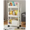 Estante de livros móvel com rodas, multicamadas, estante de armazenamento de cinco níveis, de chão, para casa, estante de armazenamento de brinquedos infantis, carrinho pequeno