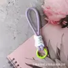 Cordão Curto Colorido com Nó, Chaveiro de Alça de Celular Trançada, Alça de Pendurar Portátil Anti-Perda