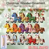 12 Piezas de Exquisitos Adornos de Madera de Caballo de Navidad en Colores Brillantes, Regalos de Acción de Gracias, Navidad, Año Nuevo, Decoraciones para el Árbol de Navidad