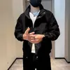 Abrigo para hombre de belleza callejera nuevo 2023 explosión moda marca levita de cuello guapo otoño casual corto