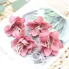 Flor Artificial Cabeça de Flor de Lírio-do-Vale Pequena Feita à Mão DIY Móveis Sala de Estar Decoração Arranjo Casamento Parede de Flores Painel Atacado