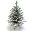 Mini árbol de Navidad pequeño de 90 cm con cinco tenedores de PE puro para decoración de escritorio.