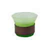 Taza de Café Creativa de Alta Gama con Patrón Vertical de Color Degradado para Colgar de la Oreja, Taza para Bebidas Frías, Taza para Malteada Helado, Vaso para Beber Doméstico