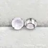 Aleación de titanio ASTM F-136 garra redonda con ópalo G23 titanio nuevo aretes de ópalo joyería para piercing corporal